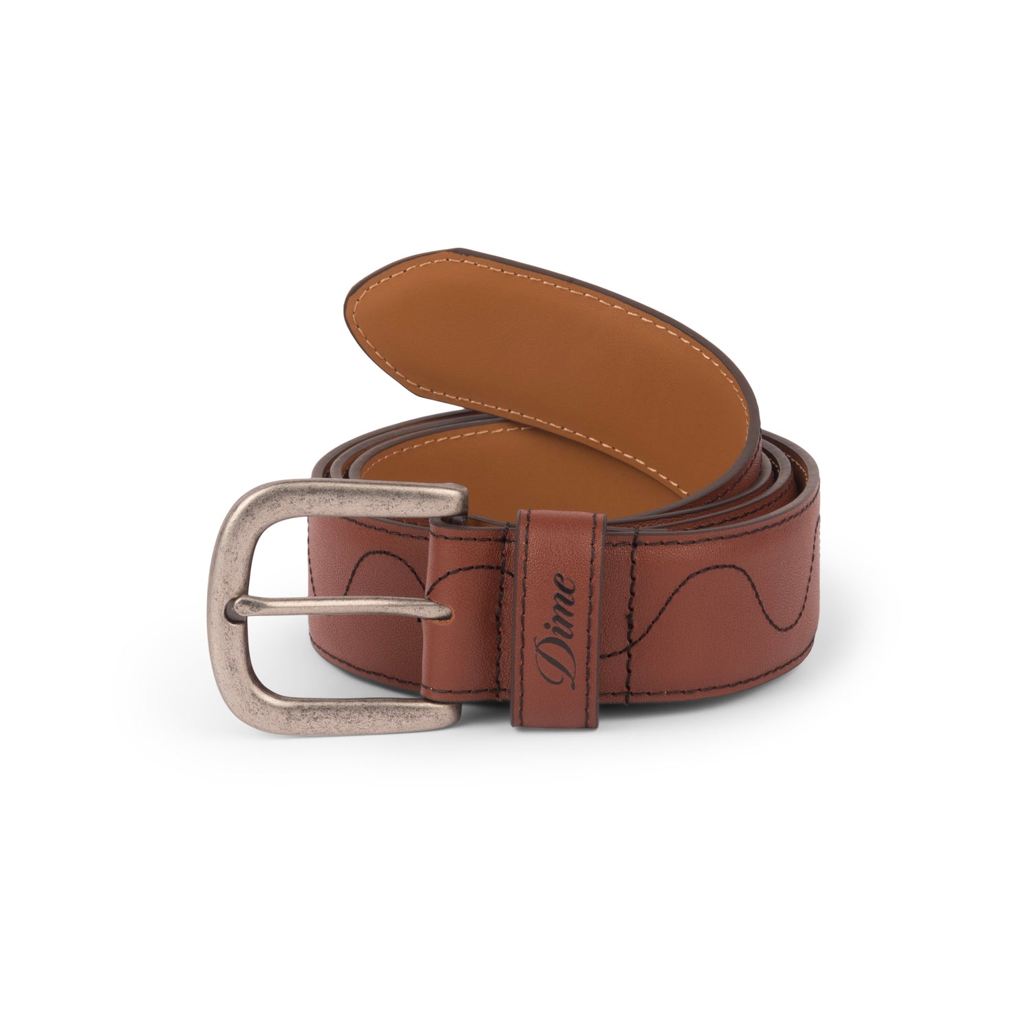 Desert Leather Belt, Brown
