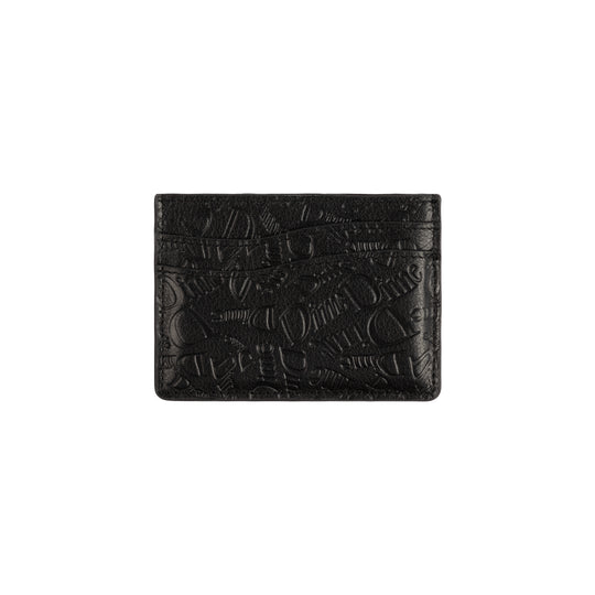 Haha Leather Cardholder, Black