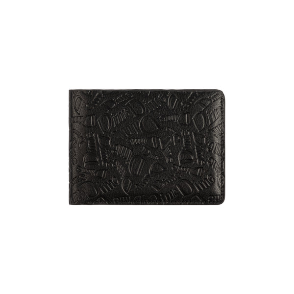 Dime Haha Leather Wallet, Black – Lo-Fi