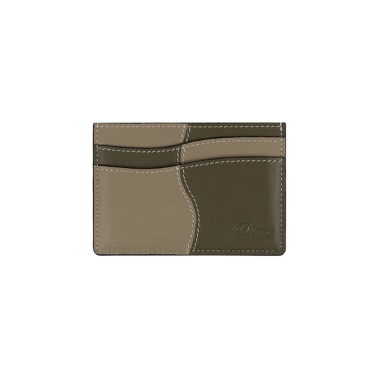 Wave Leather Cardholder, Sage