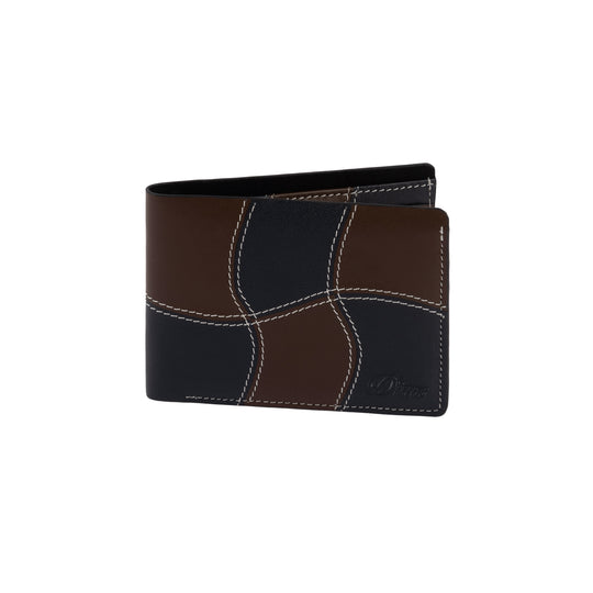 Wave Leather Wallet, Black