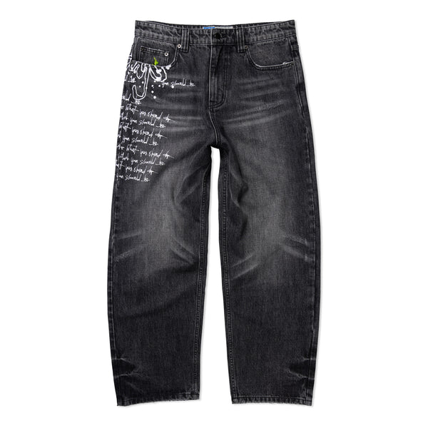 Always Do What You Should Do Waza Jeans, Washed Black