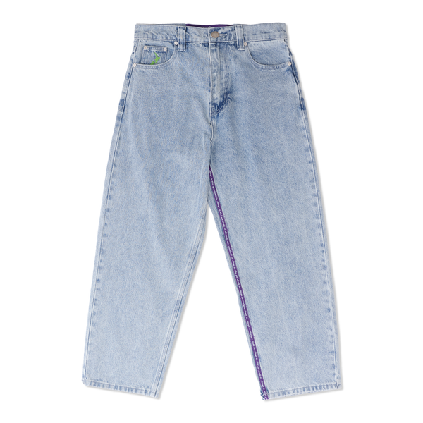 Always Do What You Should Do Nigo Purple Label Denim Jeans, Light Washed