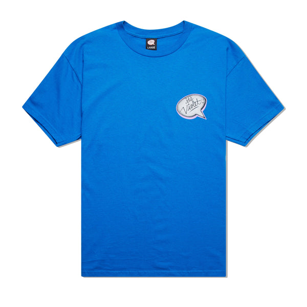 Violet Kader 'Put Your Money Where Your Mouth Is' Tee, Blue