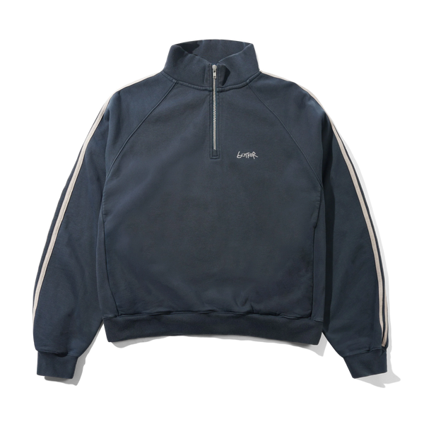 Butter Goods Abseil 1/4 Zip Sweater, Navy