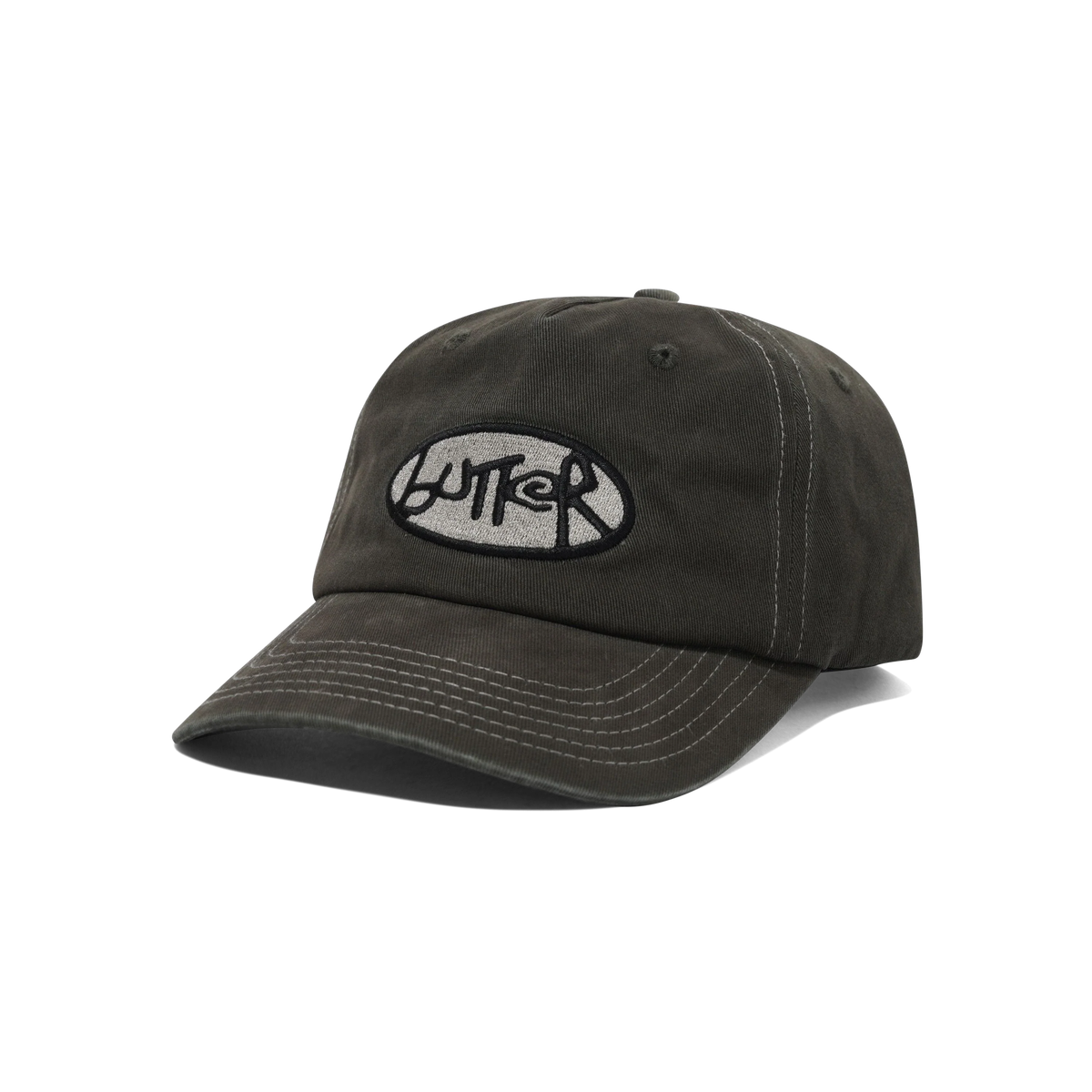 Abseil 5 Panel Cap, Washed Charcoal