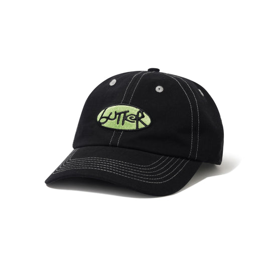 Abseil 6 Panel Cap, Black
