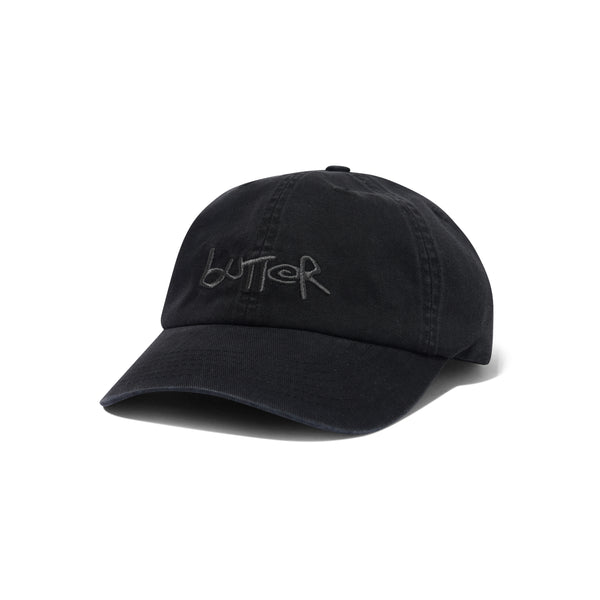 Butter Goods Abseil 6 Panel Cap, Black