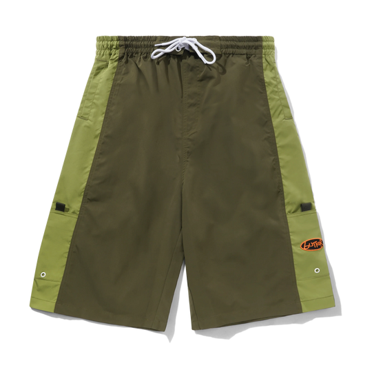 Abseil Boardshorts, Army / Lime