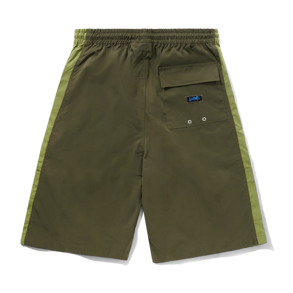 Butter Goods Abseil Boardshorts, Army / Lime