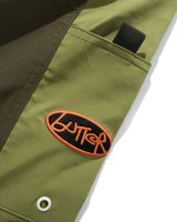 Abseil Boardshorts, Army / Lime