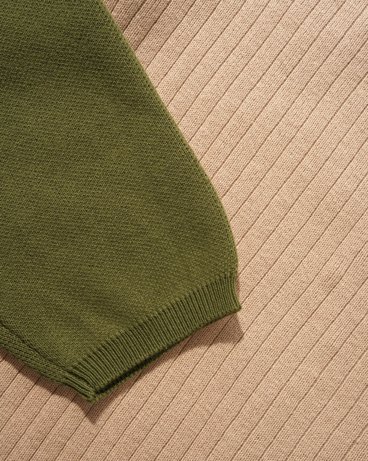 Abseil Knit Sweater, Tan / Army
