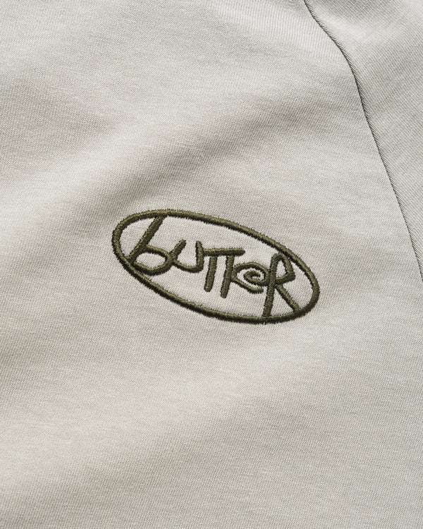 Butter Goods Abseil Panel Tee, Cement / Moss