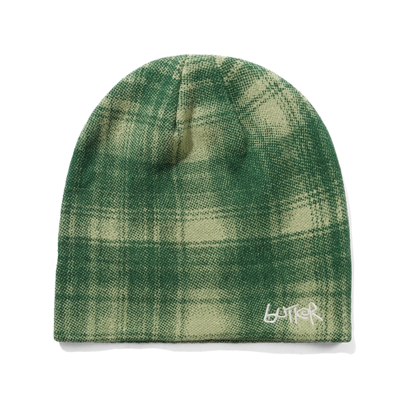 Butter Goods Abseil Skully Beanie, Plaid