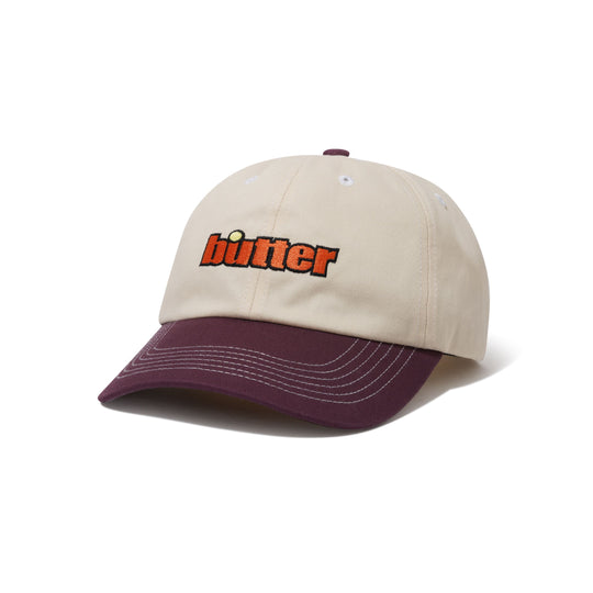 Ace 6 Panel Cap, Natural / Wine