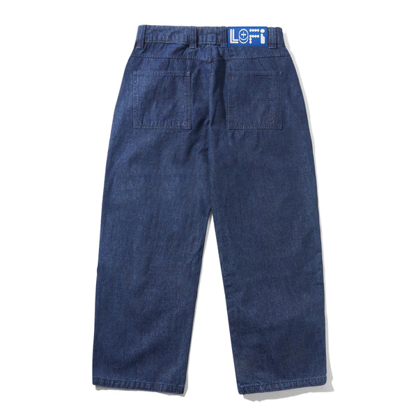 Lo-Fi Activate Denim Jeans, Distressed Raw Denim