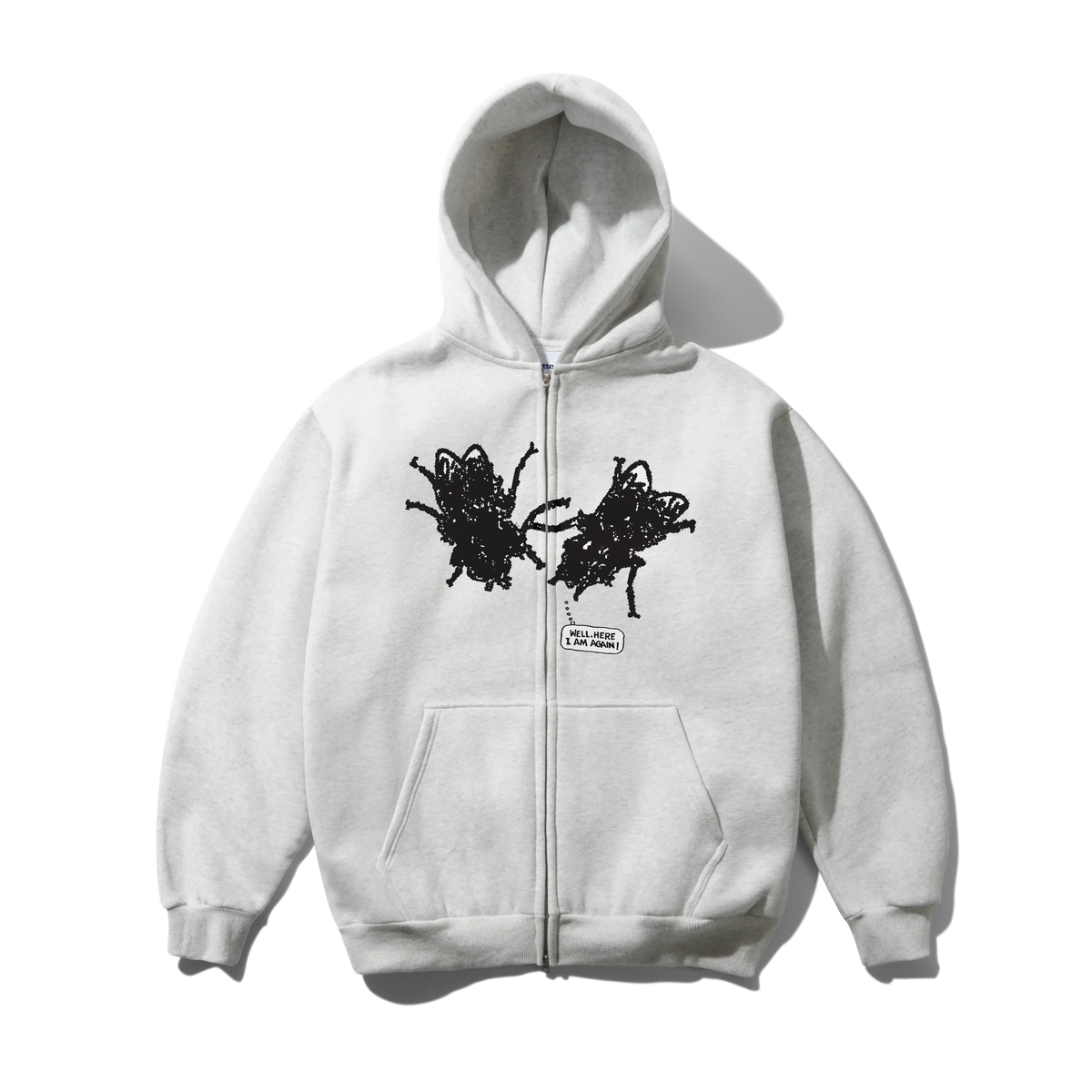 Again Zip-Thru Hood, Ash