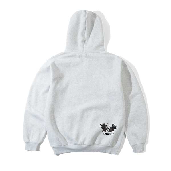 Butter Goods Again Zip-Thru Hood, Ash
