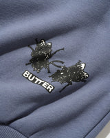 Again Zip-Thru Hood, Stone Blue