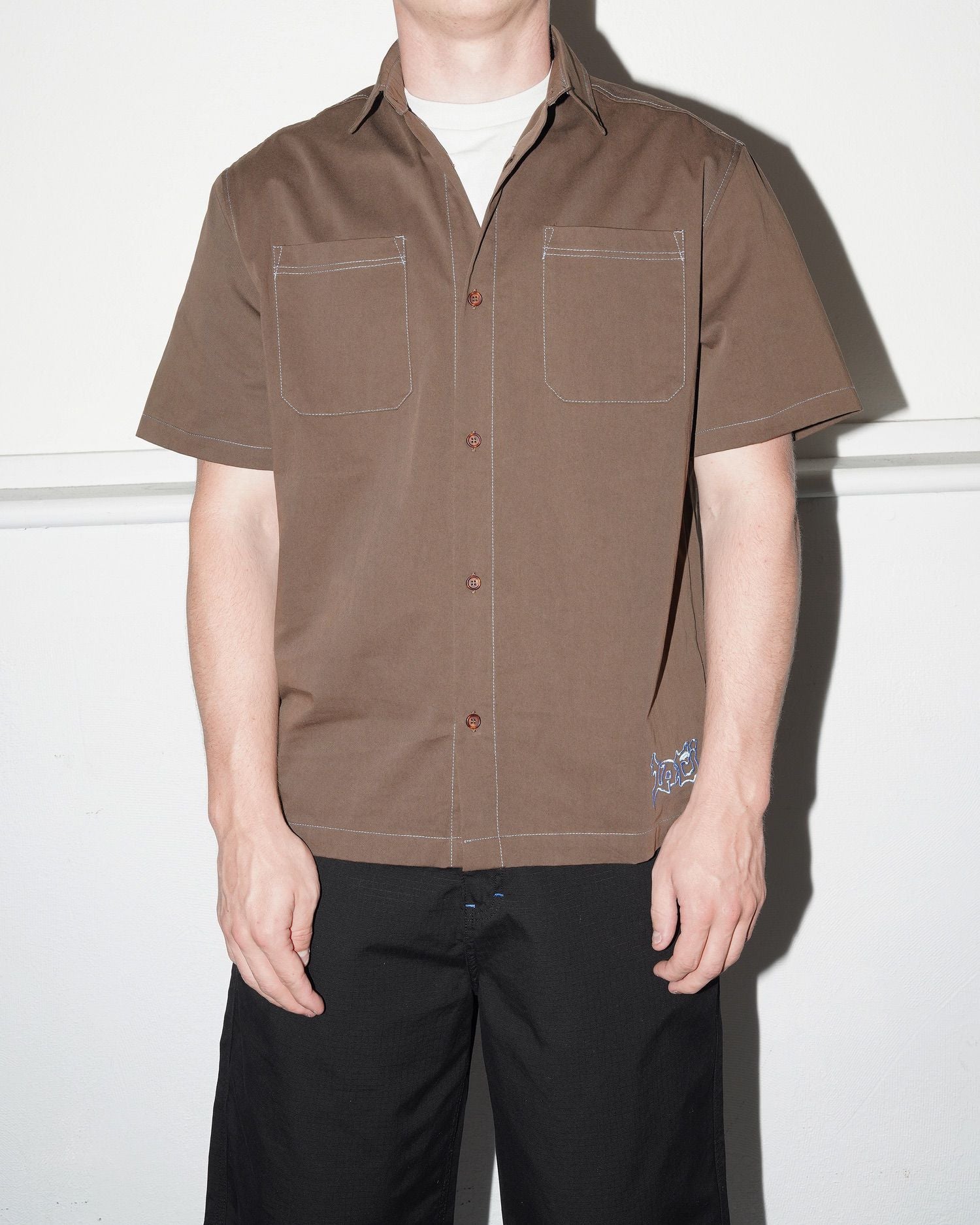 Against S/S Shirt, Chocolate