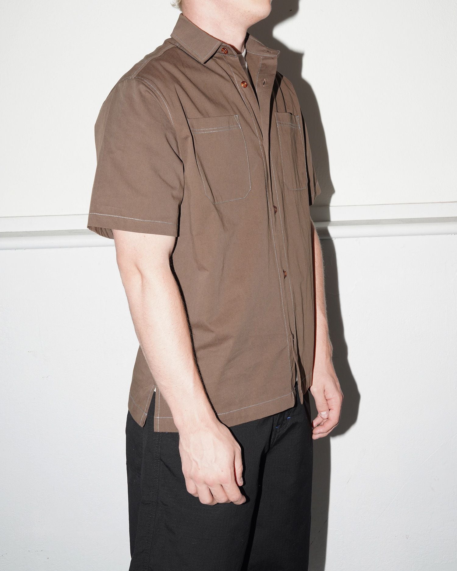 Against S/S Shirt, Chocolate