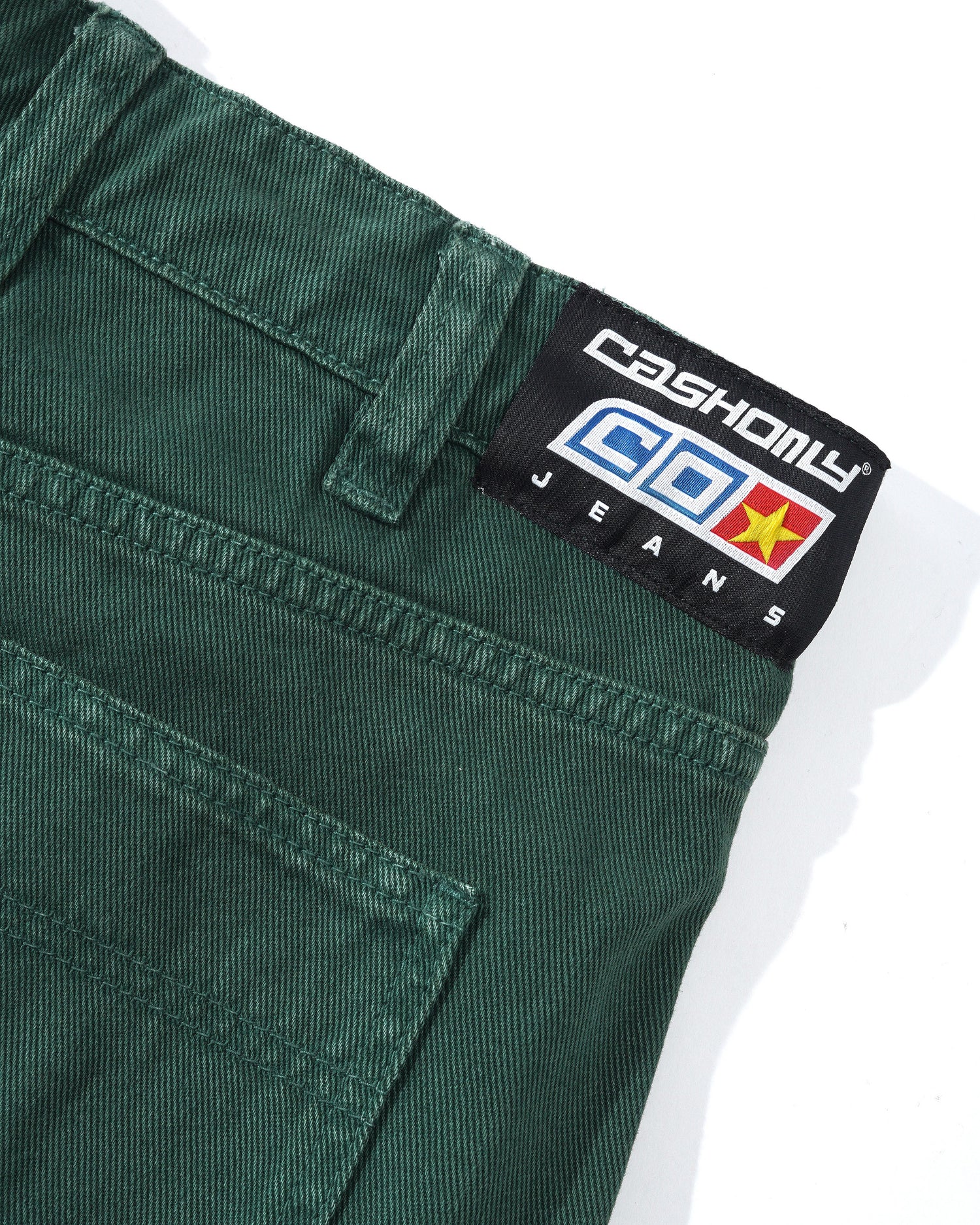 Aleka Cargo Jeans, Green  