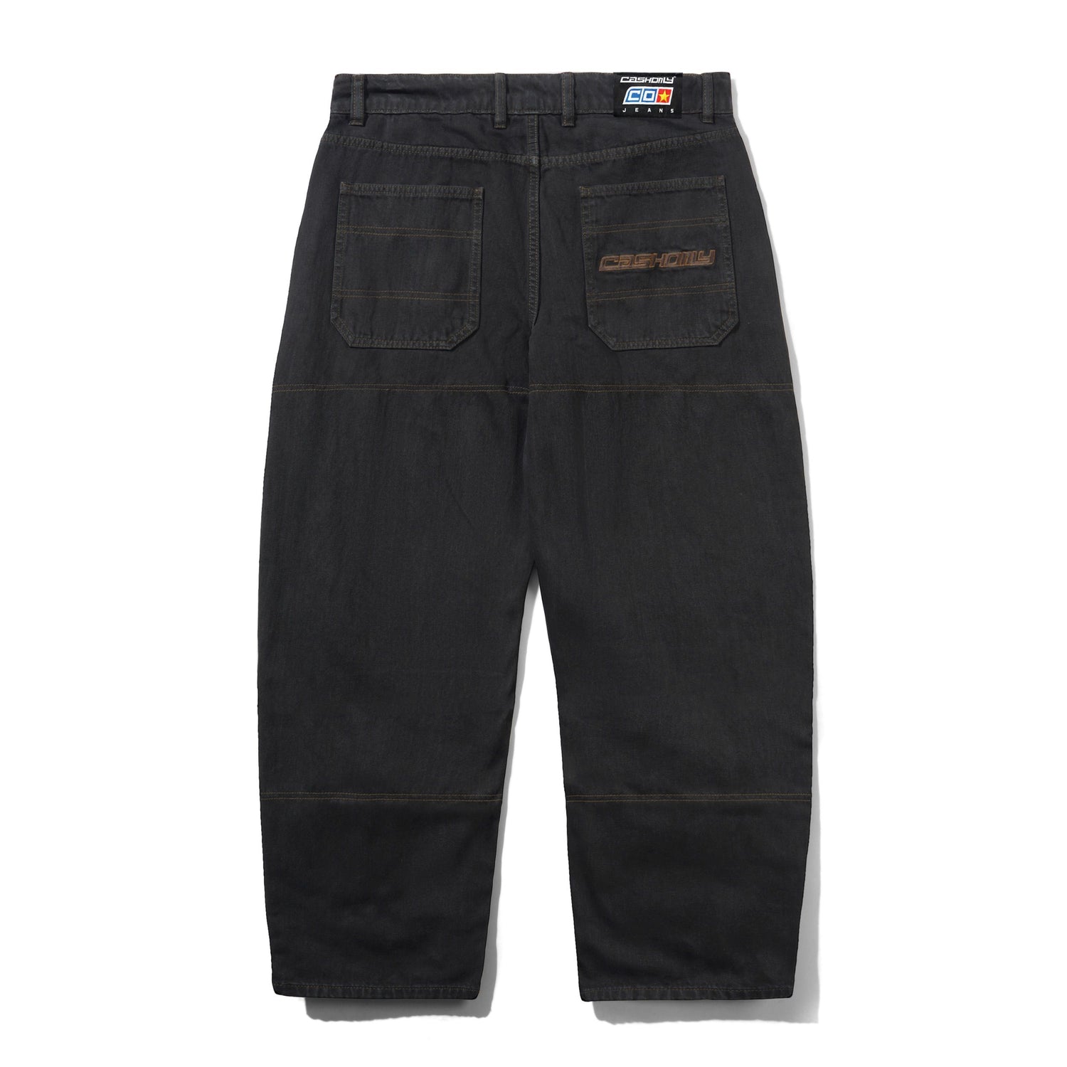Aleka Denim Jeans, Flat Black