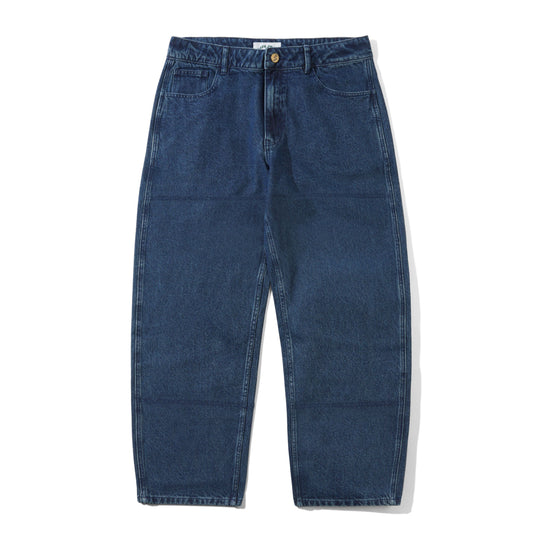 Aleka Denim Jeans, Washed Mid Blue