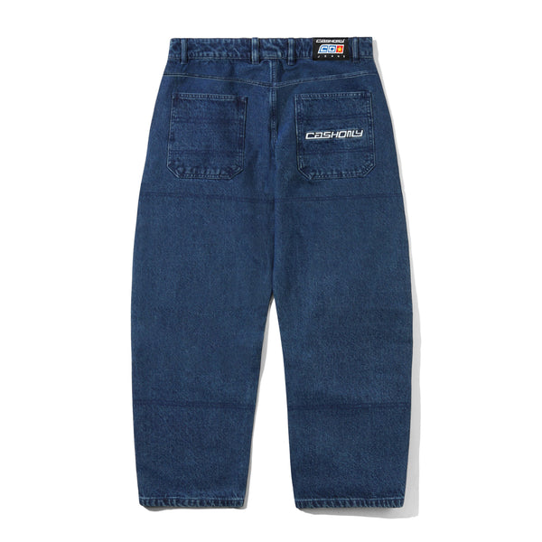 Cash Only Aleka Denim Jeans, Washed Mid Blue