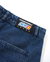 Aleka Denim Jeans, Washed Mid Blue