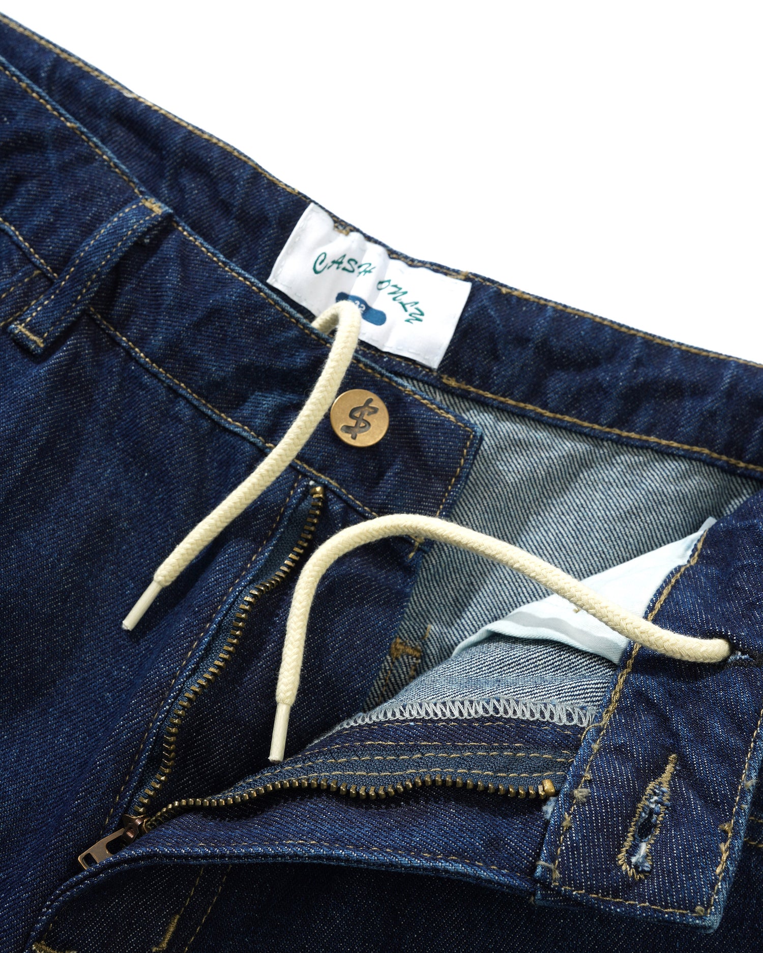 Aleka Denim Jeans, Raw Indigo