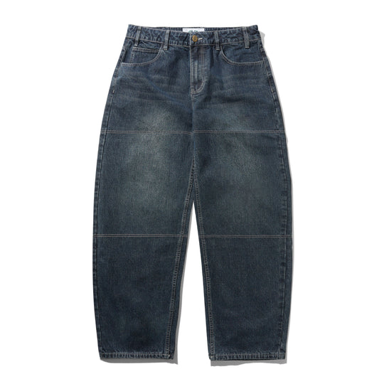 Aleka Denim Jeans, Streaky Navy Wash