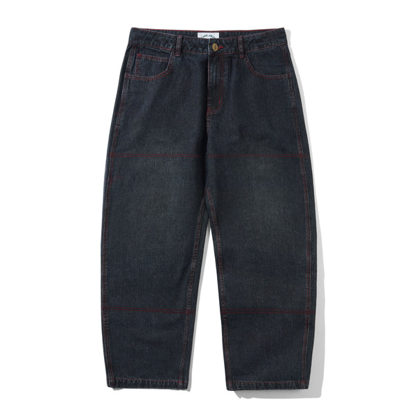 Cash Only Aleka Denim Jeans, Washed Streaky Denim