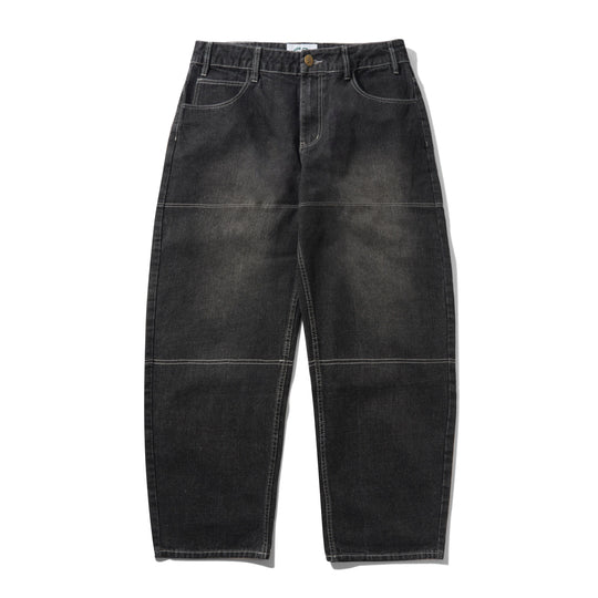 Aleka Denim Jeans, Streaky Black Wash