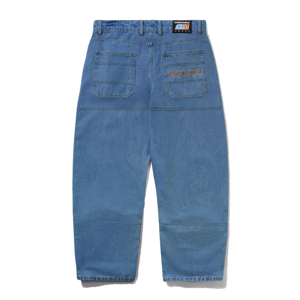 Cash Only Aleka Denim Jeans, Distressed Mid Blue