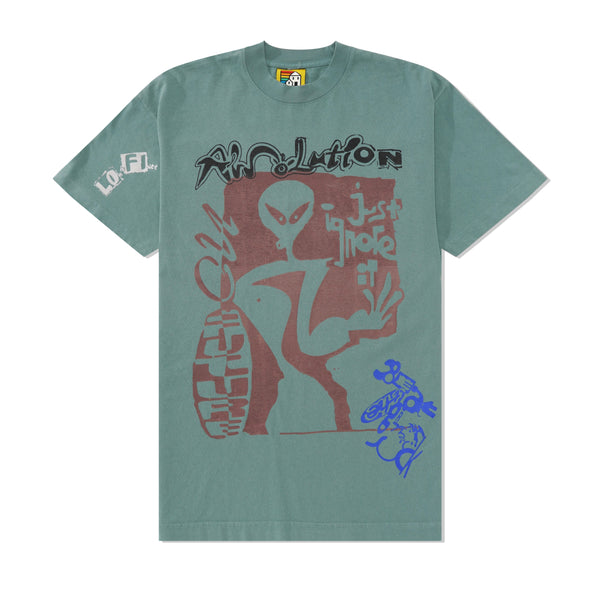 Lo-Fi Alien No.2 Tee, Sage