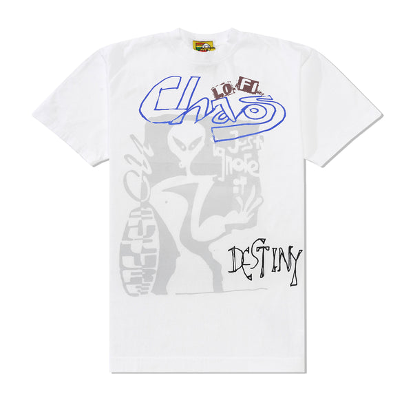Lo-Fi Alien No.5 Tee, White
