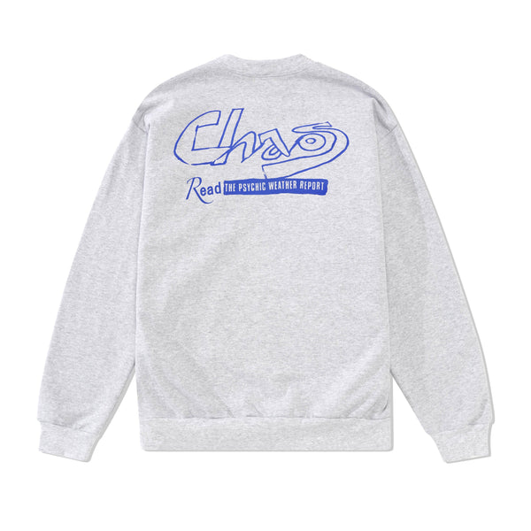 Lo-Fi Alien Crewneck Sweatshirt No. 1, Ash Grey
