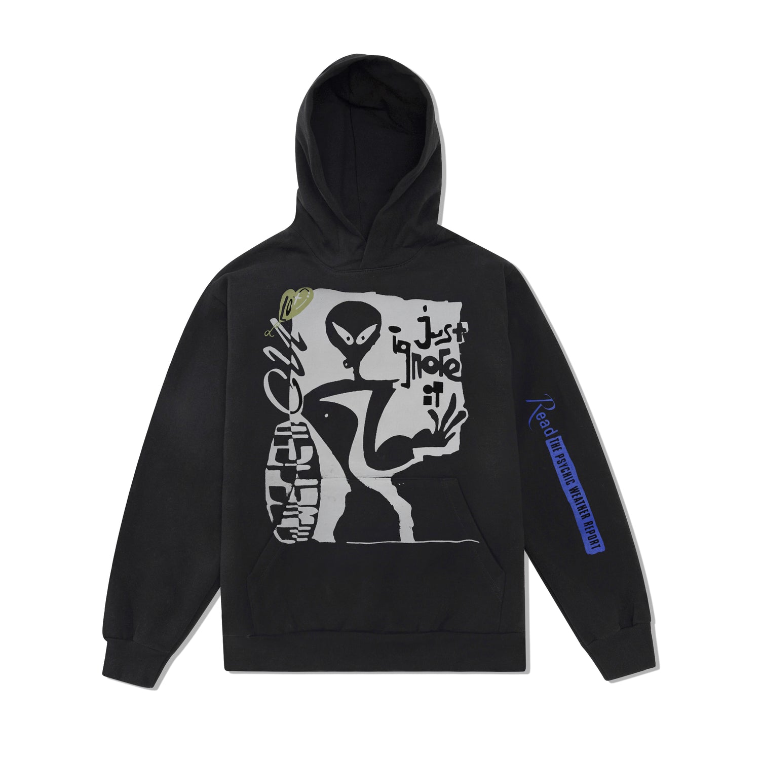 Alien Pullover Hood, Black