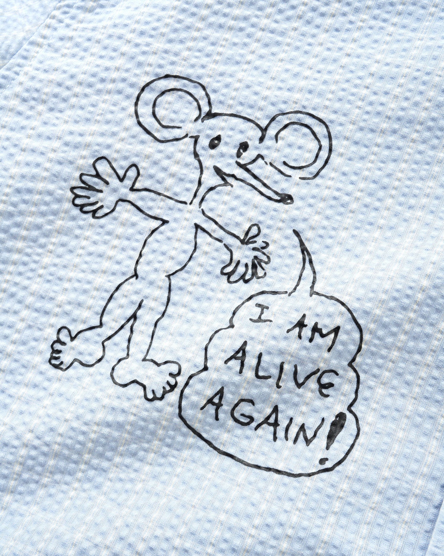Alive Again Shirt, Light Blue