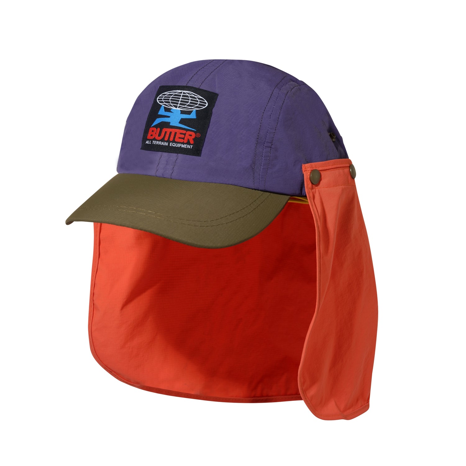 All Terrain 4 Panel Flap Cap, Grape