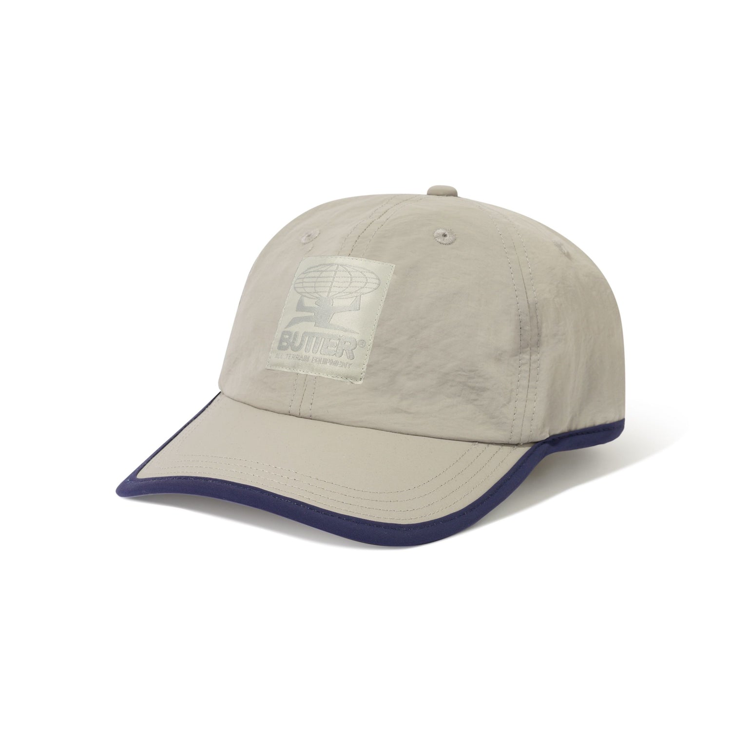 All Terrain 6 Panel Cap, Light Grey / Navy