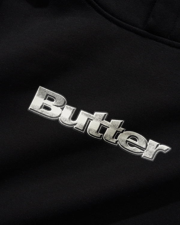 Butter Goods Alloy Logo Pullover Hood, Black