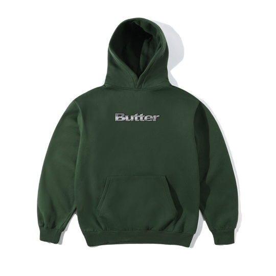 Alloy Logo Pullover Hood, Bottle Green