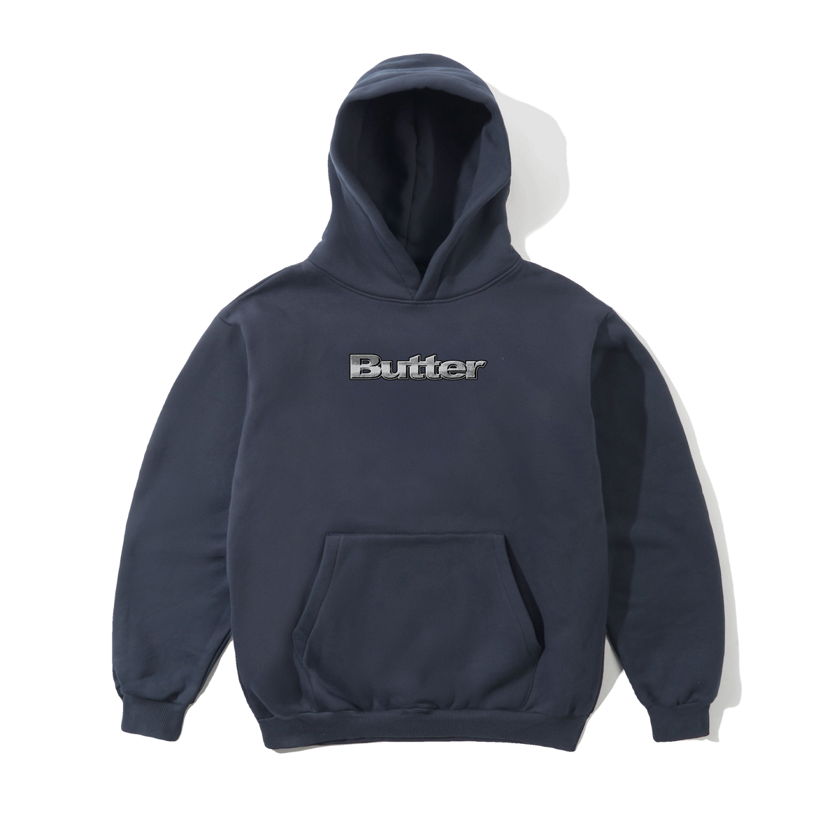 Alloy Logo Pullover Hood, Lead Blue