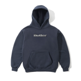 Alloy Logo Pullover Hood, Lead Blue