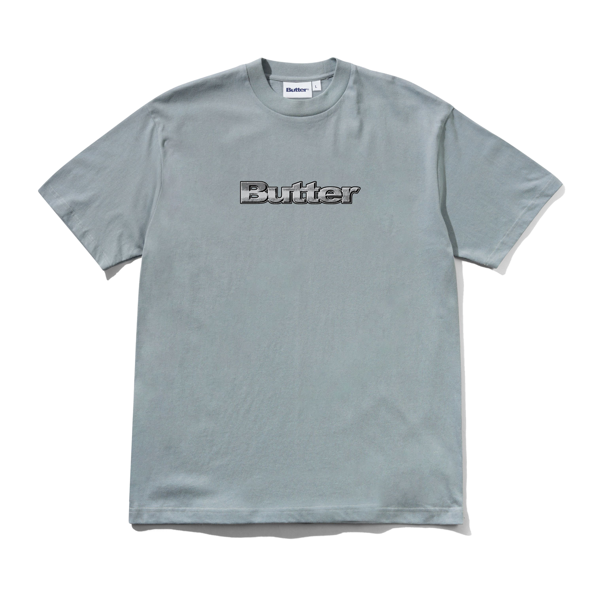 Alloy Logo Tee, Dull Ocean