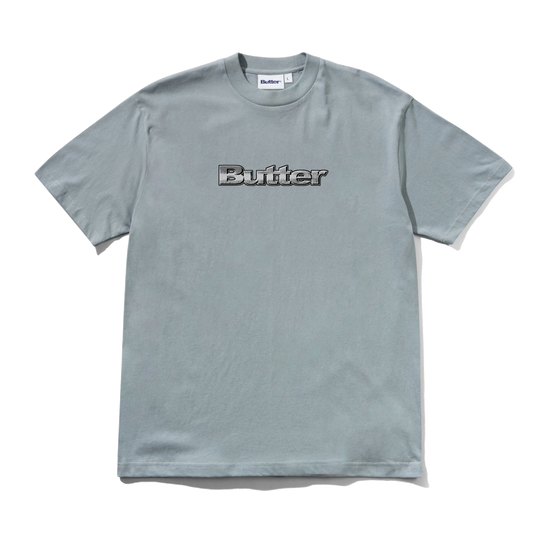 Alloy Logo Tee, Dull Ocean