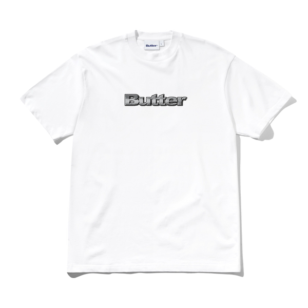 Butter Goods Alloy Logo Tee, White