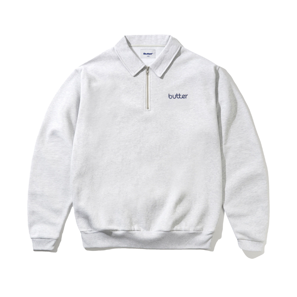 Alpine 1/4 Zip Sweater, Ash